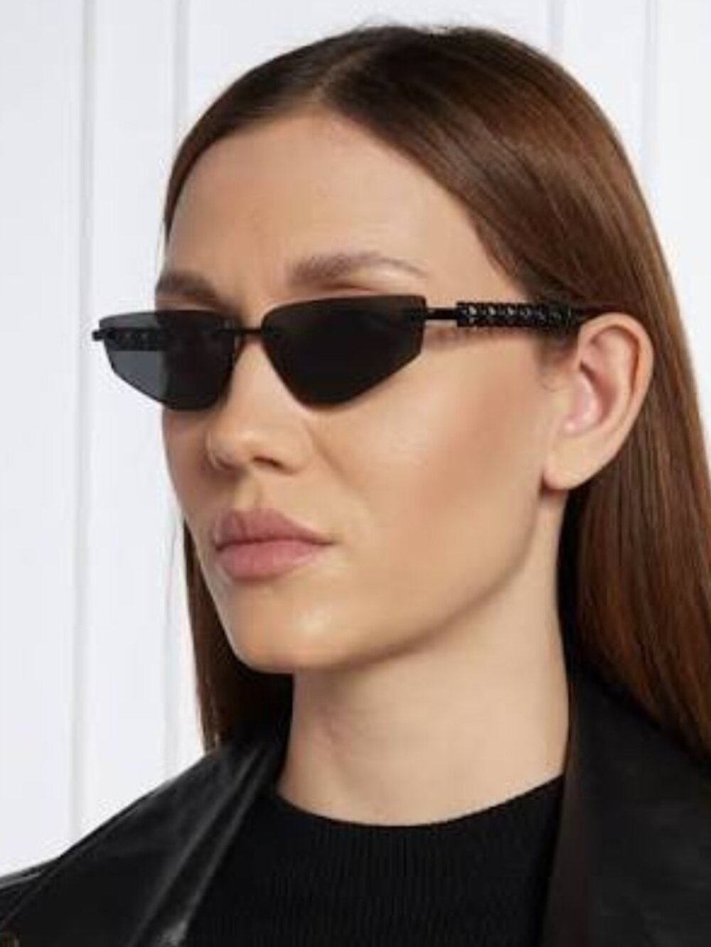 New Dolce&Gabbana Women Black Sunglasses DG2301 01/87 Black